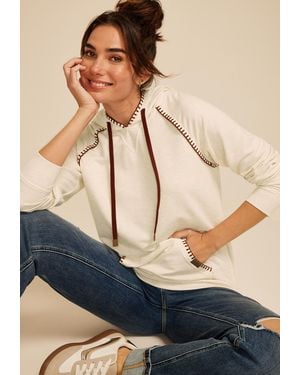 maurices Homeward Whipstitch Hoodie - Blue