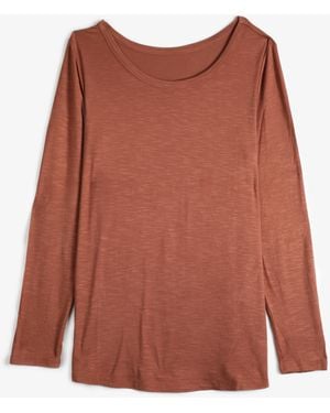 maurices 24/7 Kennedy Long Sleeve Tee - Brown
