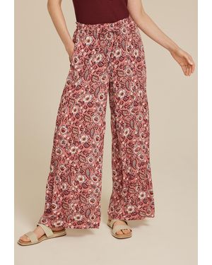 maurices Printed Palazzo Pants - Pink