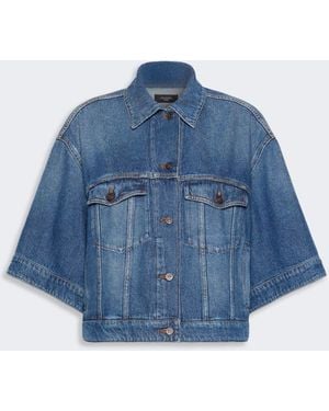 Max Mara Cotton Denim Jacket - Blue