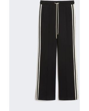 Max Mara Cotton Jersey Pants - Black
