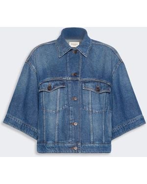 Max Mara Cotton Denim Jacket - Blue