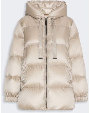 Max Mara Roomy Puffer Jacket - Natural