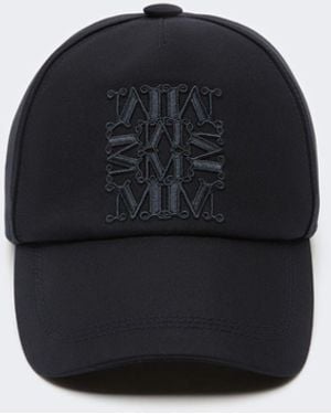 Max Mara Gabardine Water-Repellent Baseball Cap - Black