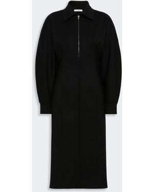Max Mara Wool And Lyocell Jersey Dress - Black