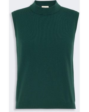 Max Mara Stretch Viscose Sweater - Green