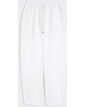 Max Mara Fleece Pants - White