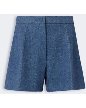Max Mara Wool Bermudas - Blue