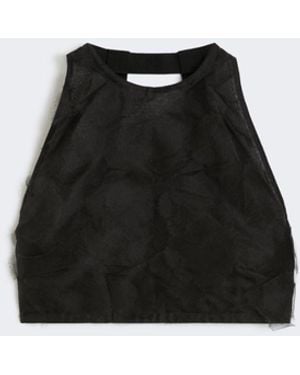 Max Mara Crop Top - Black