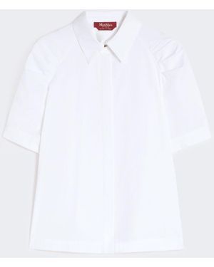 Max Mara Cotton Poplin Shirt - White