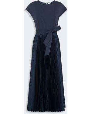 Max Mara Interlock Jersey Dress - Blue