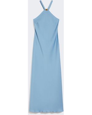 Max Mara Lightweight Satin Dress - Blue