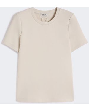 Max Mara Scuba Jersey T-Shirt - White