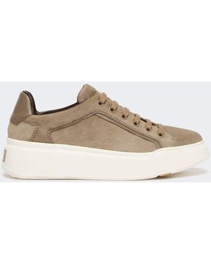 Max Mara Suede Sneakers - White