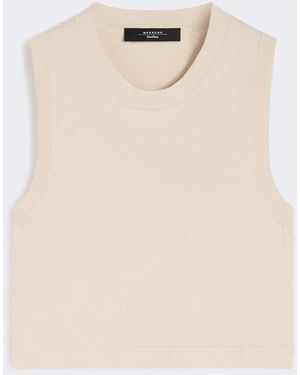 Max Mara Crop Top - White