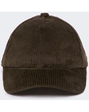 Max Mara Velvet Baseball Cap - Brown