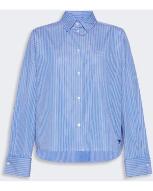 Max Mara Cotton Poplin Shirt - Blue