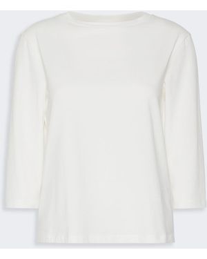 Max Mara Cotton Jersey T-Shirt - White
