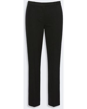 Max Mara Stretch Cotton-Blend Pants - Black