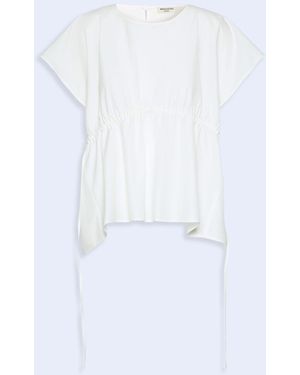 Max Mara Cotton Poplin Blouse - White