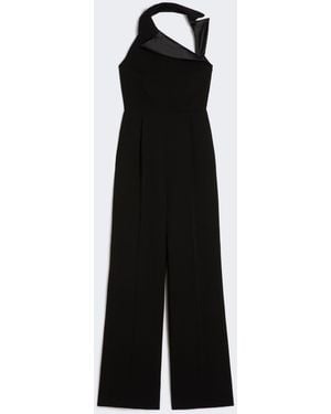 Max Mara Lightweight Cady Jumpsuit - Black
