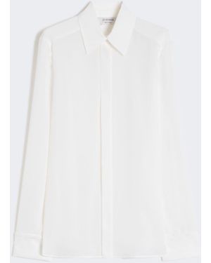 Max Mara Slim-Fit Silk Shirt - White