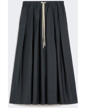 Max Mara Cotton Poplin Skirt - Black