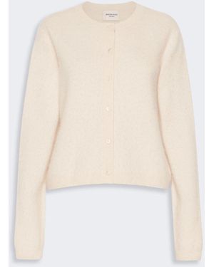 Max Mara Wool And Cashmere Yarn Cardigan - White