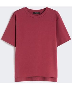 Max Mara Cotton Jersey Boxy T-Shirt - Red