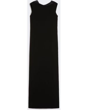 Max Mara Long Lightweight Cady Dress - Black