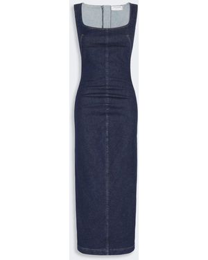Max Mara Sleeveless Denim Dress - Blue