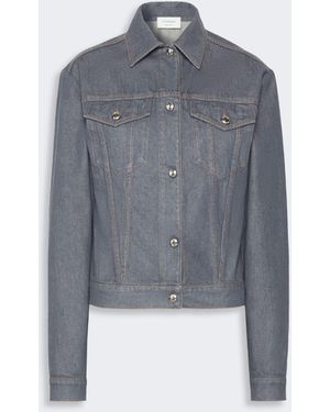 Max Mara Oversized Denim Jacket - Blue