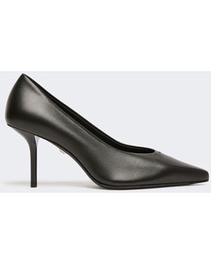 Max Mara Nappa Leather Court Shoes - White