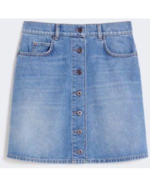 Max Mara Authentic Denim Mini Skirt - Blue