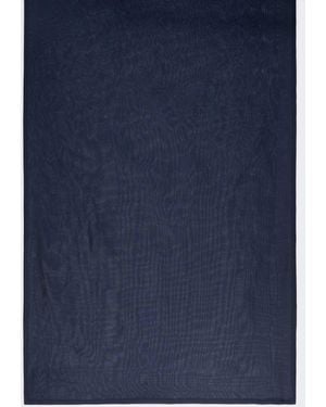 Max Mara Silk-Blend Shawl - Blue
