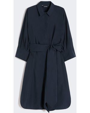 Max Mara Cotton Shirt Dress - Blue
