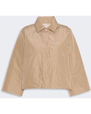 Max Mara Reversible Water-Repellent Taffeta Padded Jacket - Natural