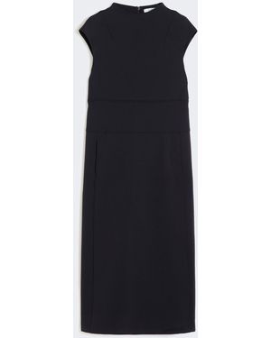 Max Mara Scuba Jersey Sheath Dress - Black