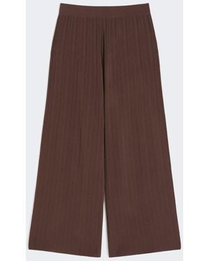 Max Mara Viscose Yarn Pants - Brown