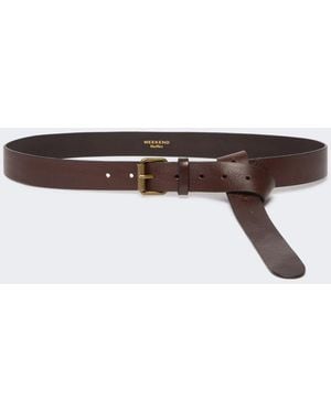 Max Mara Leather Belt - Brown