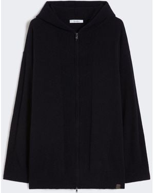 Max Mara Cashmere Hooded Cardigan - Black