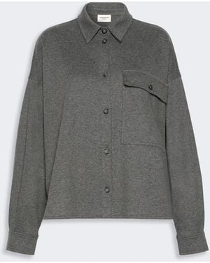 Max Mara Micro Jacquard Jersey Jacket - Gray