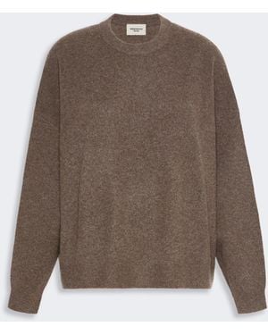 Max Mara Cashmere Yarn Crew-Neck Sweater - Brown
