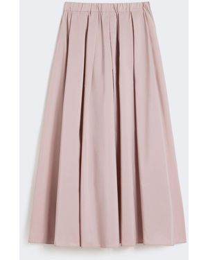 Max Mara Long Taffeta Skirt - Pink
