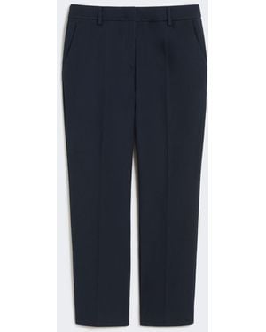 Max Mara Stretch Cotton Pants - Blue