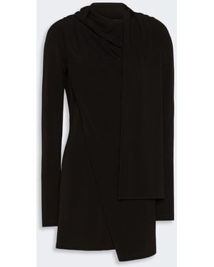 Max Mara Short Jersey Dress - Black