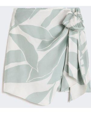 Max Mara Printed Twill Skirt - Multicolor