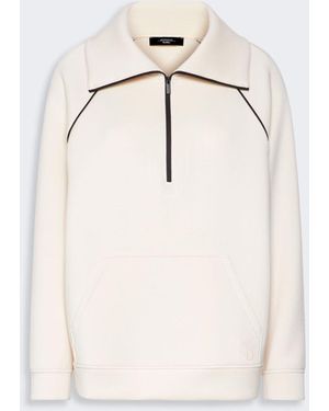 Max Mara Scuba Jersey Sweatshirt - Natural