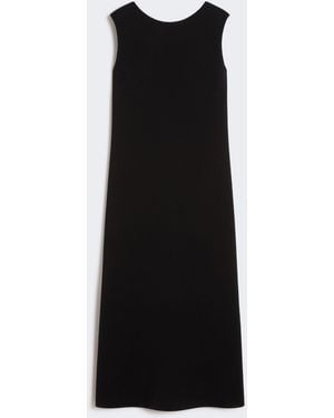 Max Mara Long Scuba Jersey Dress - Black