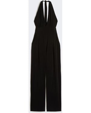 Max Mara Stretch Jersey Jumpsuit - Black